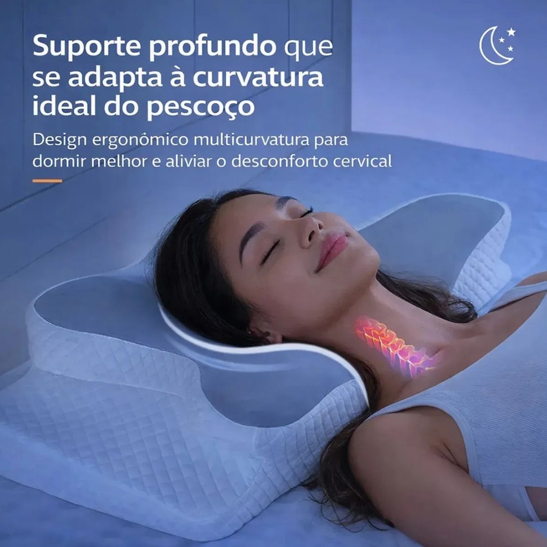 Travesseiro Cervical Ortopédico Halvo Sleep
